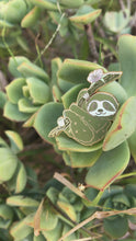 Load and play video in Gallery viewer, Sloth Charity Enamel Pin
