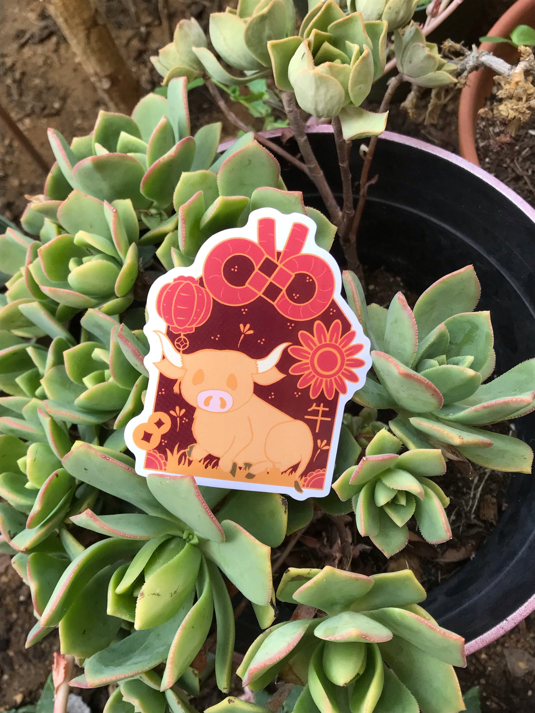 Lunar New:Year of the Ox Sticker