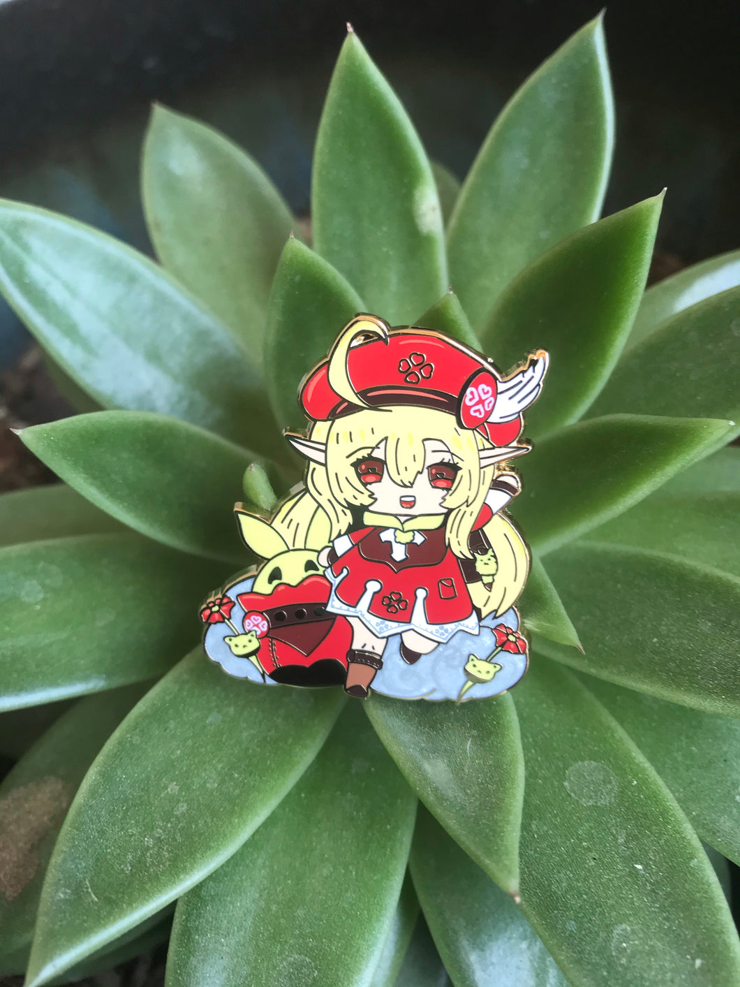 Klee and Qiqi Enamel Pins