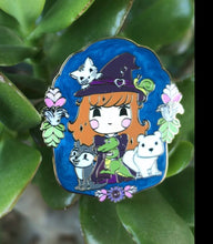 Load image into Gallery viewer, Magical Creature Witch Pin
